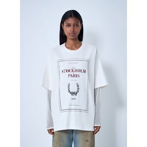 Acne Studios Women Layered Print T-Shirt